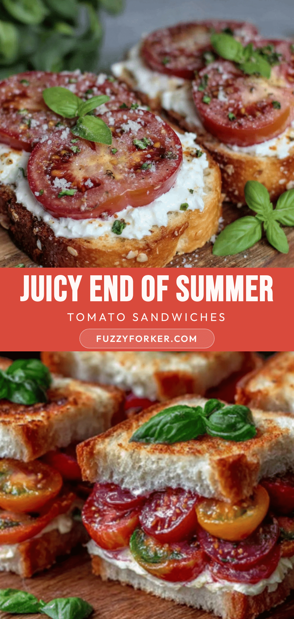 fresh end of summer tomato sandwiches recipe