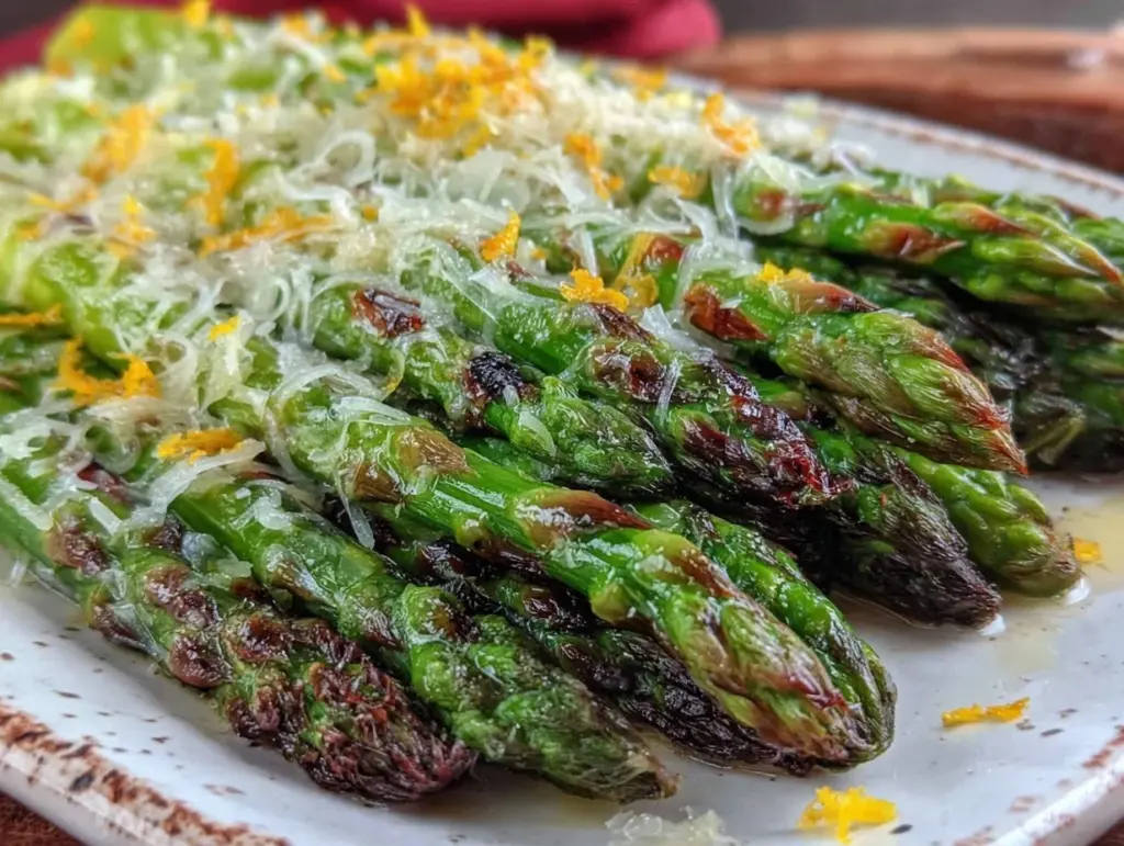 fresh grilled asparagus - featured image
