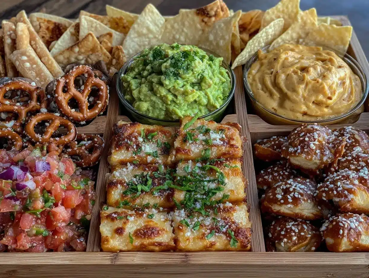 game night snack stadium board preparation steps