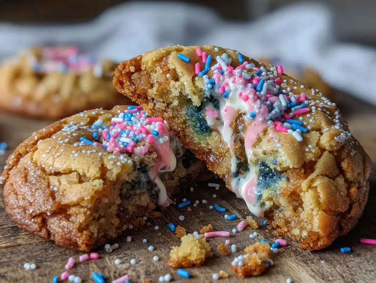 gender reveal cookie piñata preparation steps