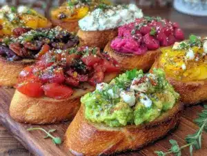 girls night bruschetta bar - featured image
