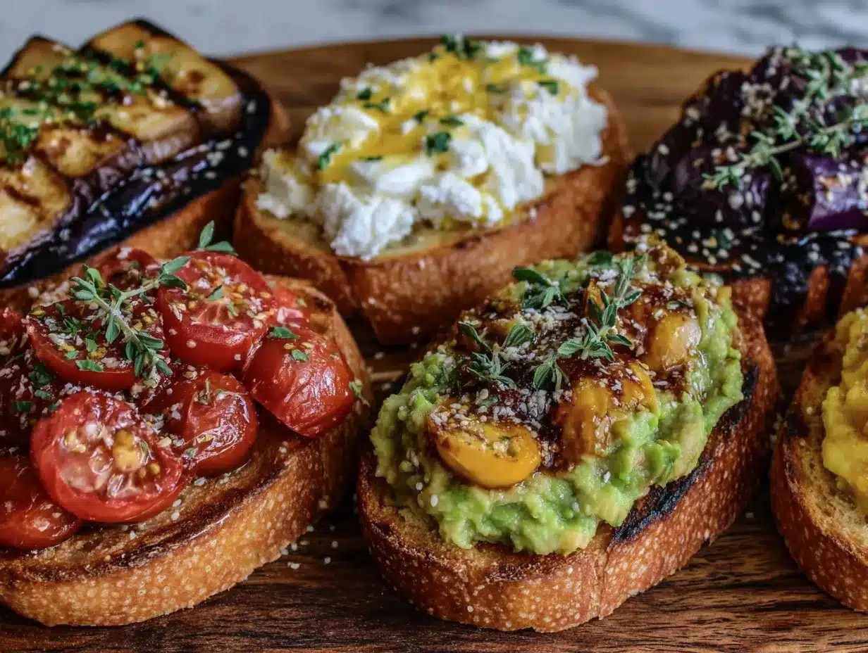 girls night bruschetta bar preparation steps