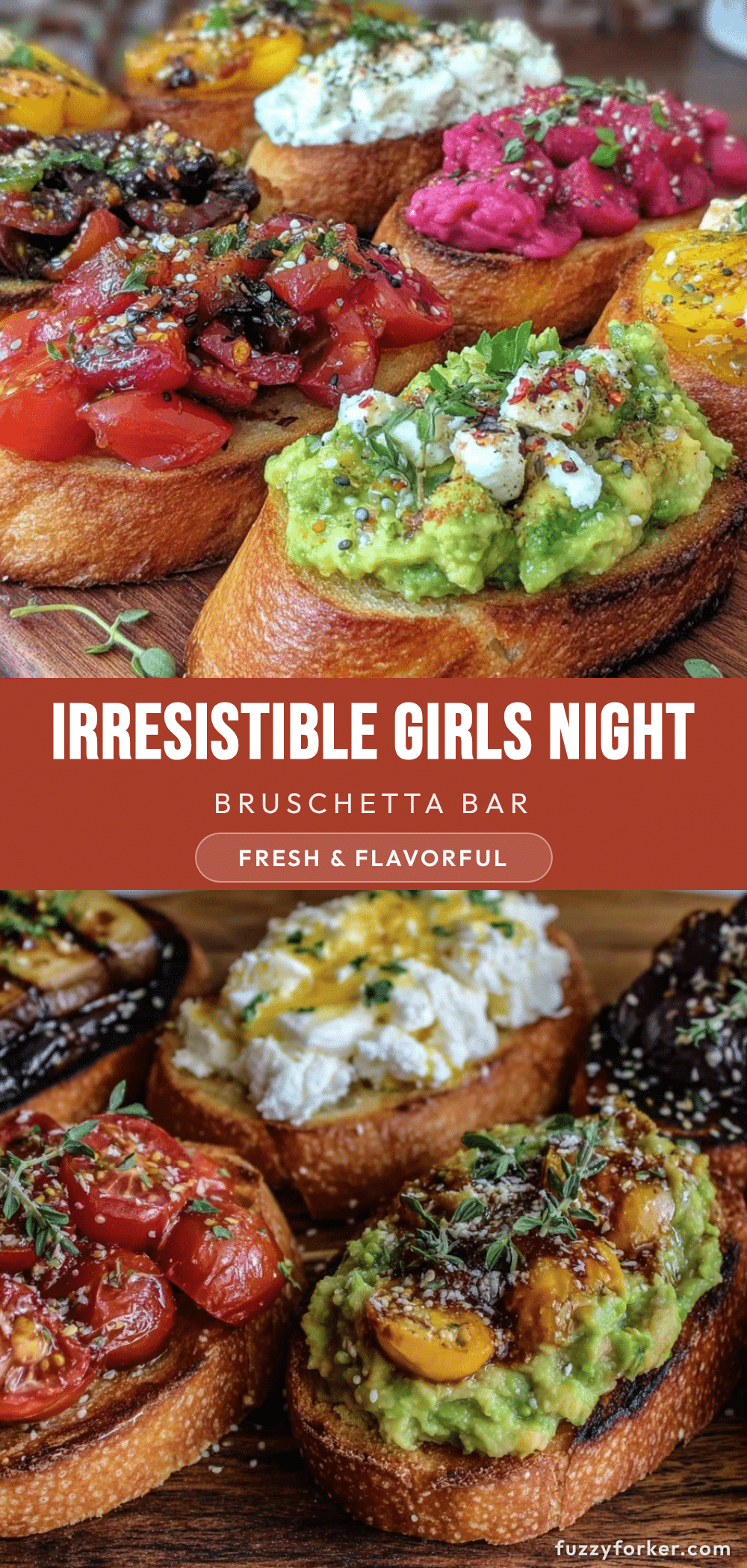 girls night bruschetta bar recipe