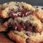 gooey extra chocolate chip cookies - featured image