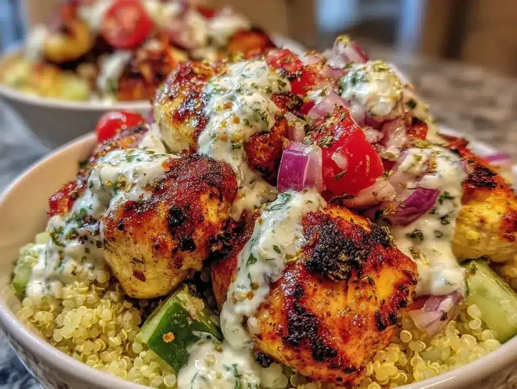 Greek Chicken Bowls - featured image