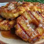 grilled pineapple with cinnamon butter - featured image