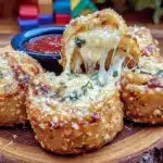 homemade mozzarella pizza rolls - featured image