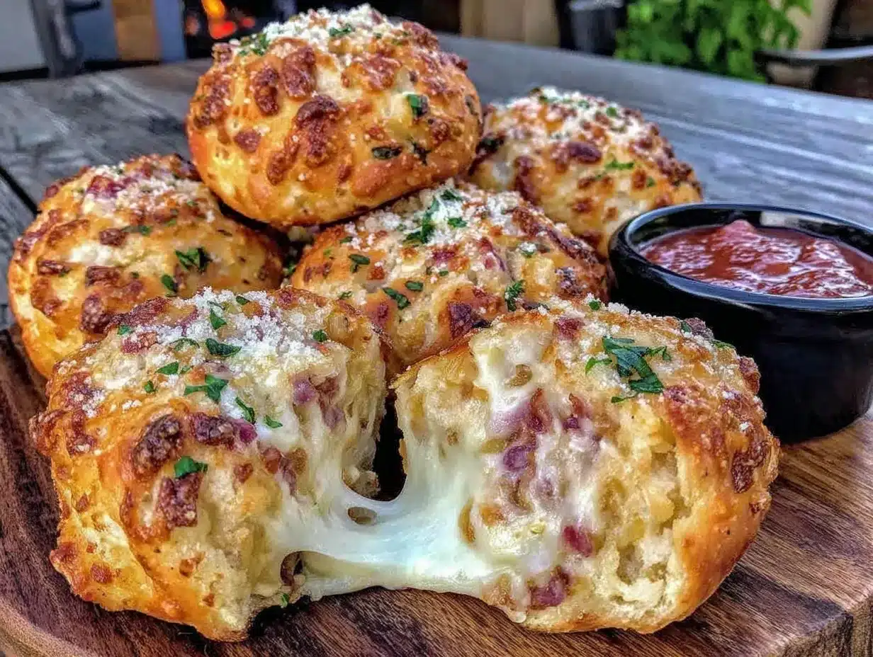 homemade mozzarella pizza rolls preparation steps