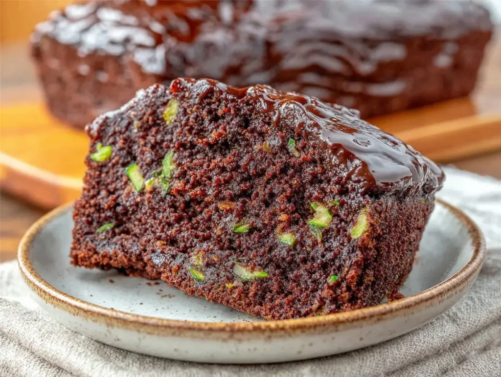 moist chocolate zucchini cake - featured image