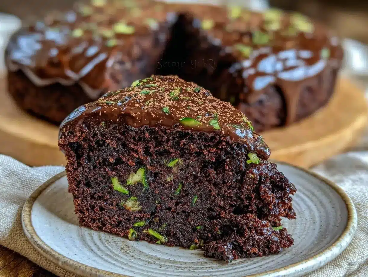 moist chocolate zucchini cake preparation steps