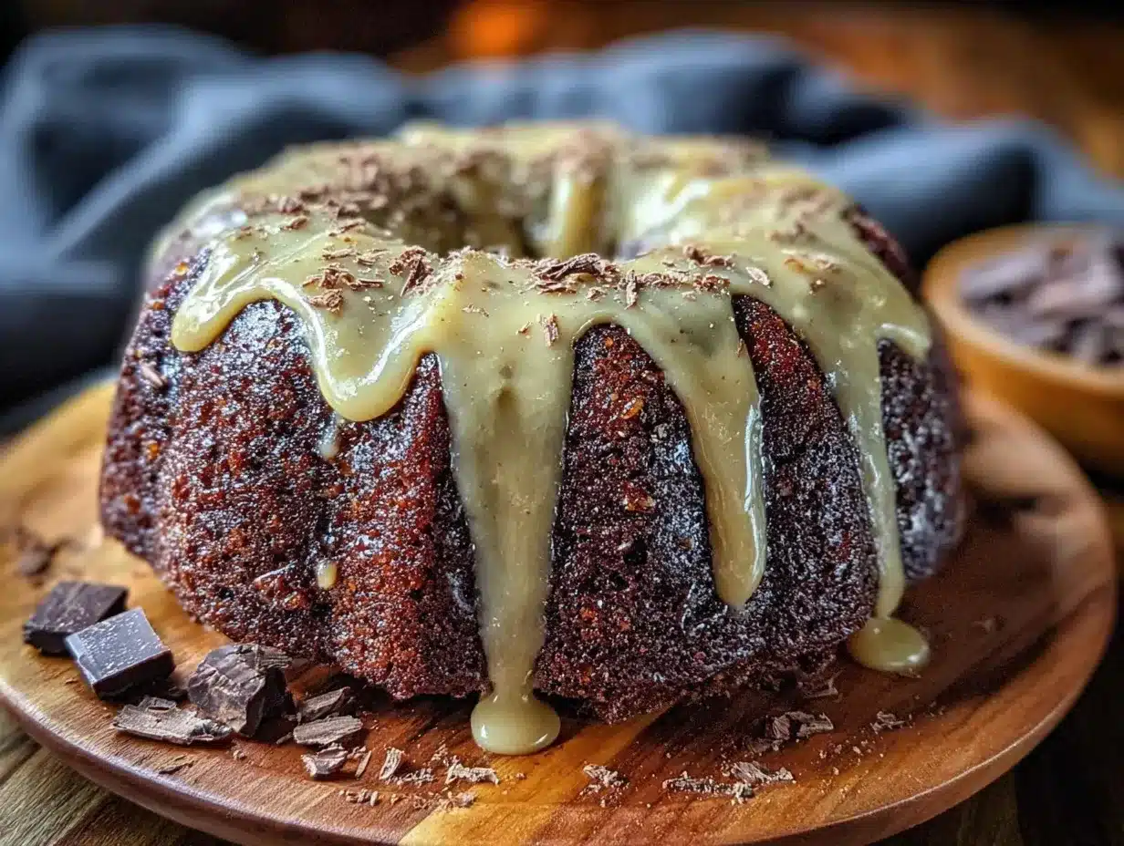 Moist Guinness Chocolate Bundt Cake preparation steps
