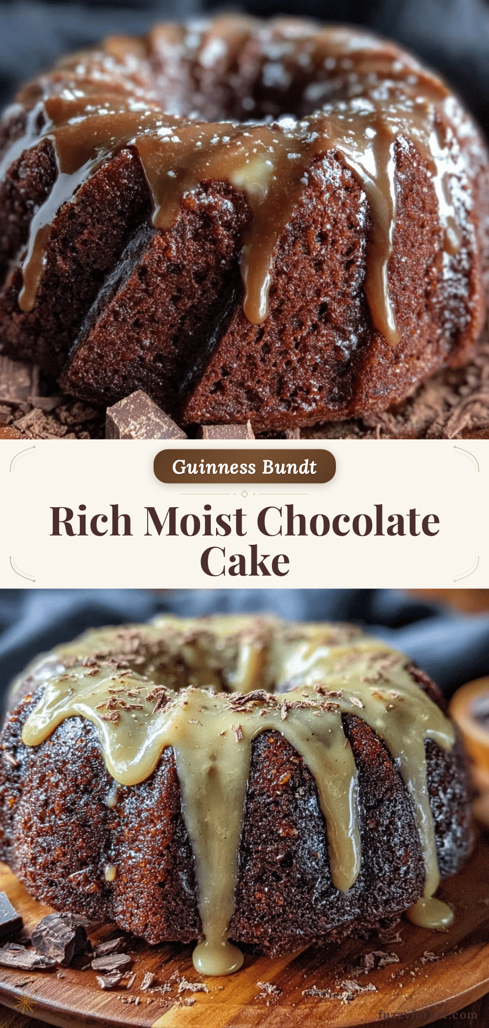 Moist Guinness Chocolate Bundt Cake recipe