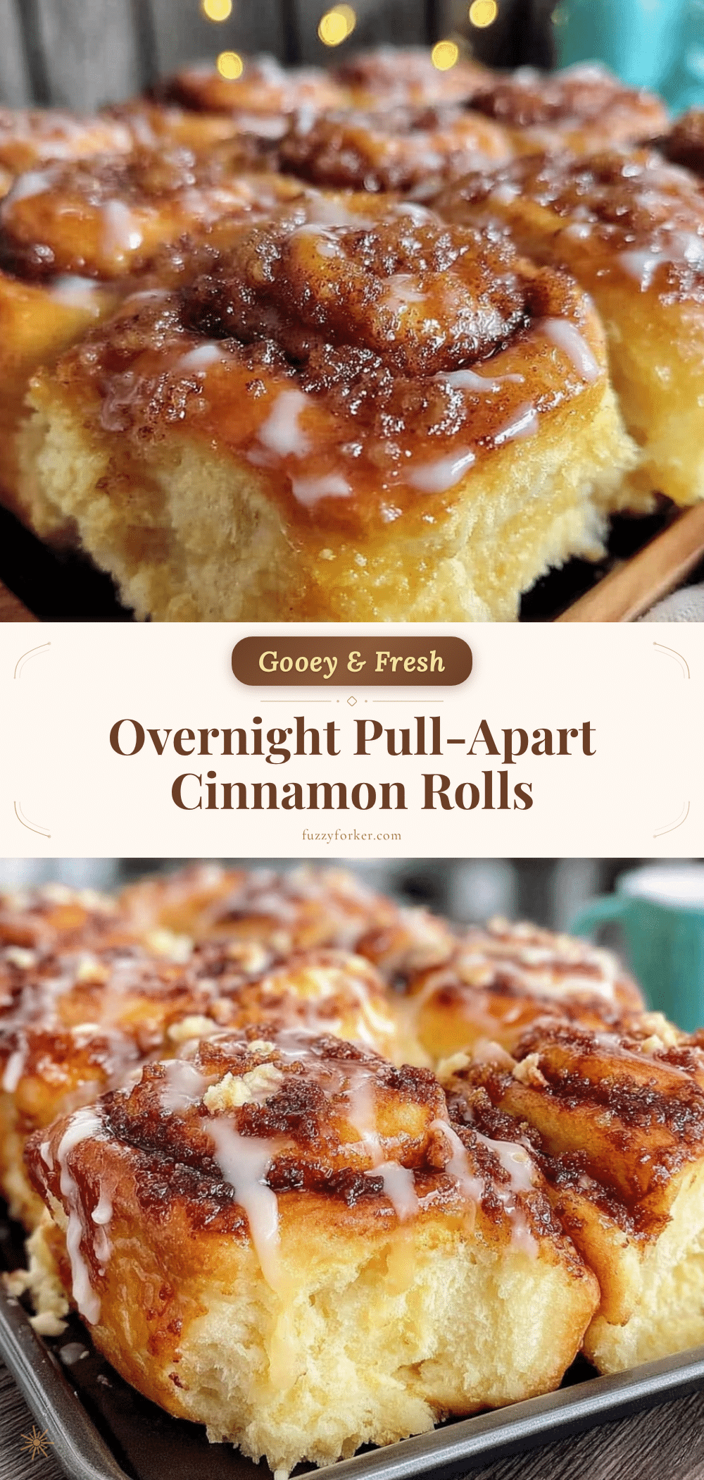 overnight pull-apart cinnamon rolls recipe