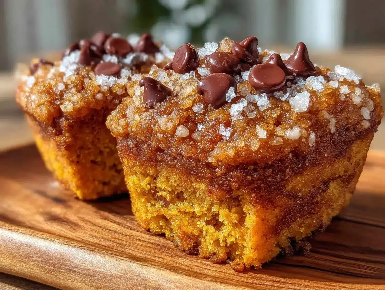 pumpkin chocolate chip muffins preparation steps