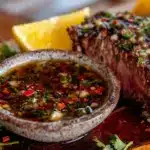 quick blender chimichurri sauce - featured image