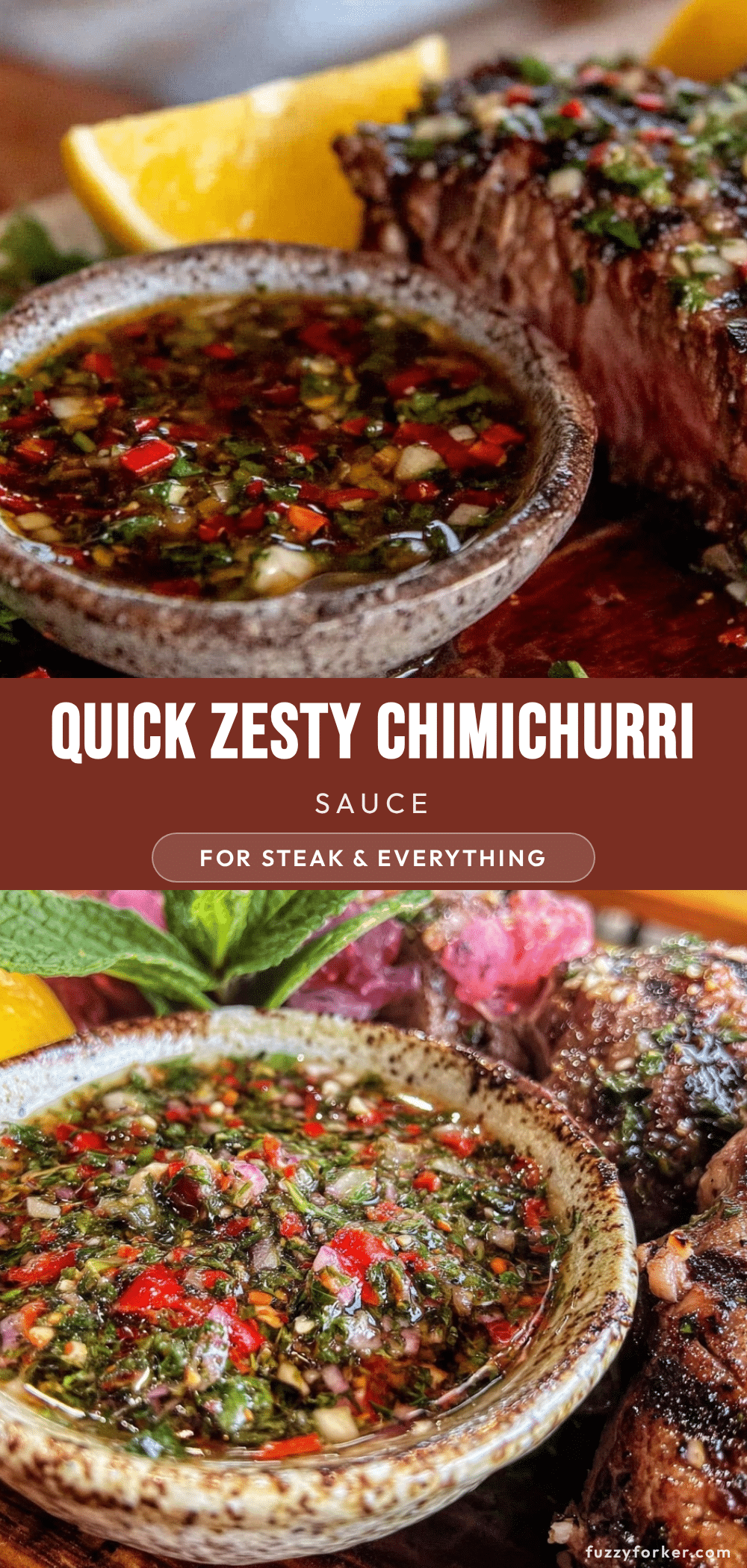 quick blender chimichurri sauce recipe