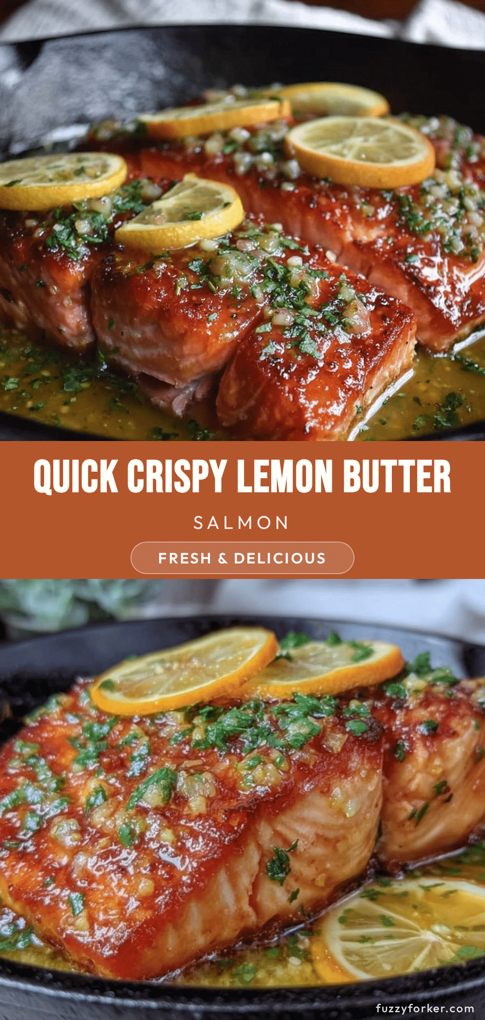 quick crispy lemon butter salmon filet recipe
