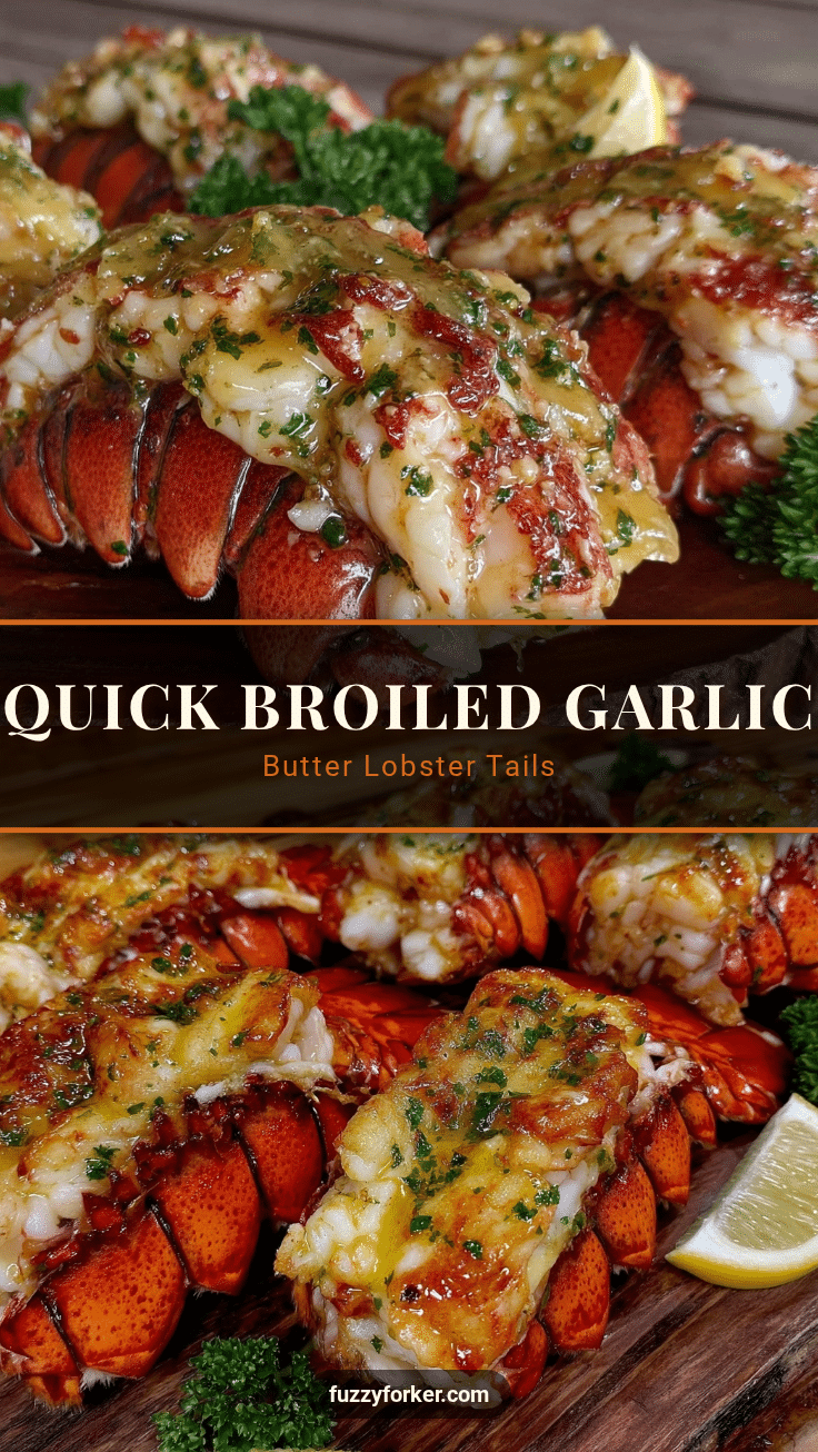 quick garlic butter lobster tails recipe