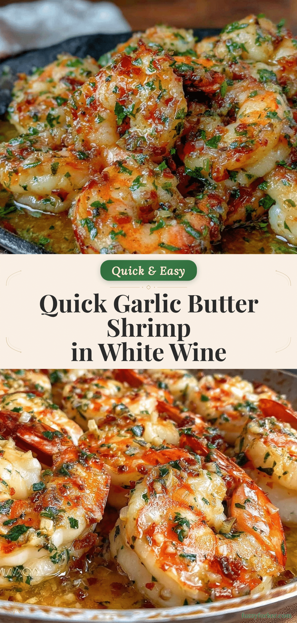 quick garlic butter shrimp recipe