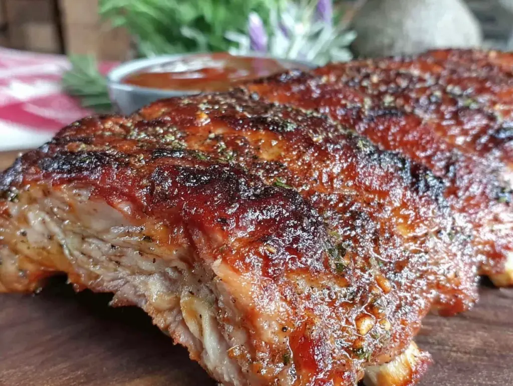 savory bbq ribs recipe - featured image