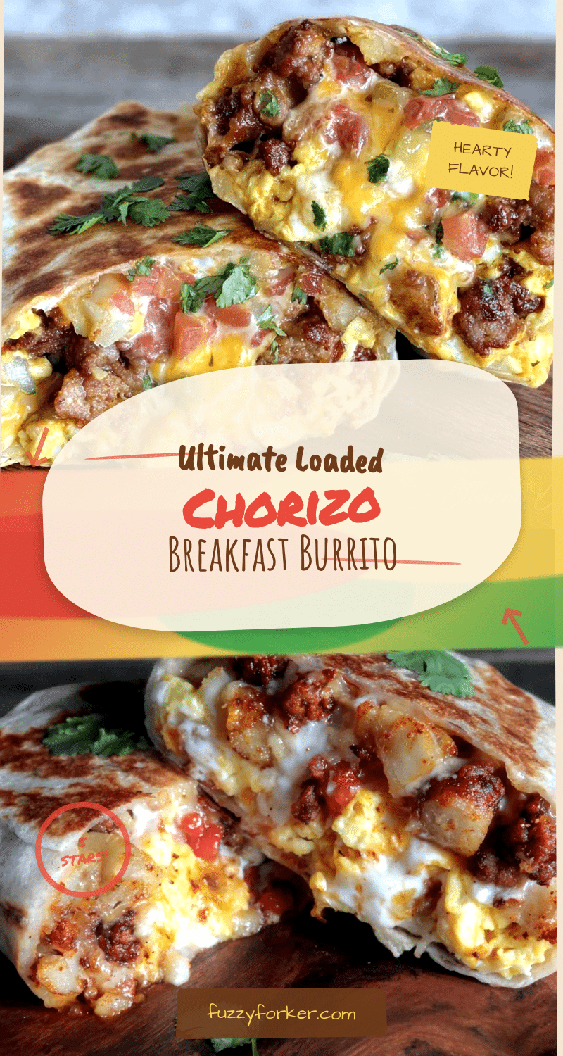 savory loaded breakfast burrito recipe