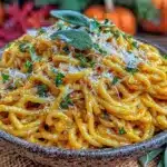 savory pumpkin pasta - featured image