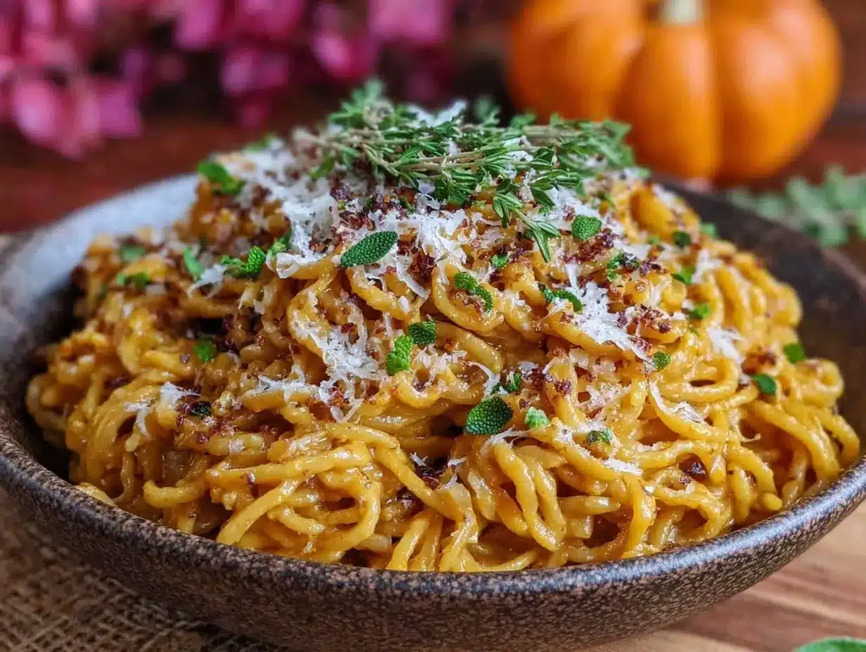 savory pumpkin pasta preparation steps