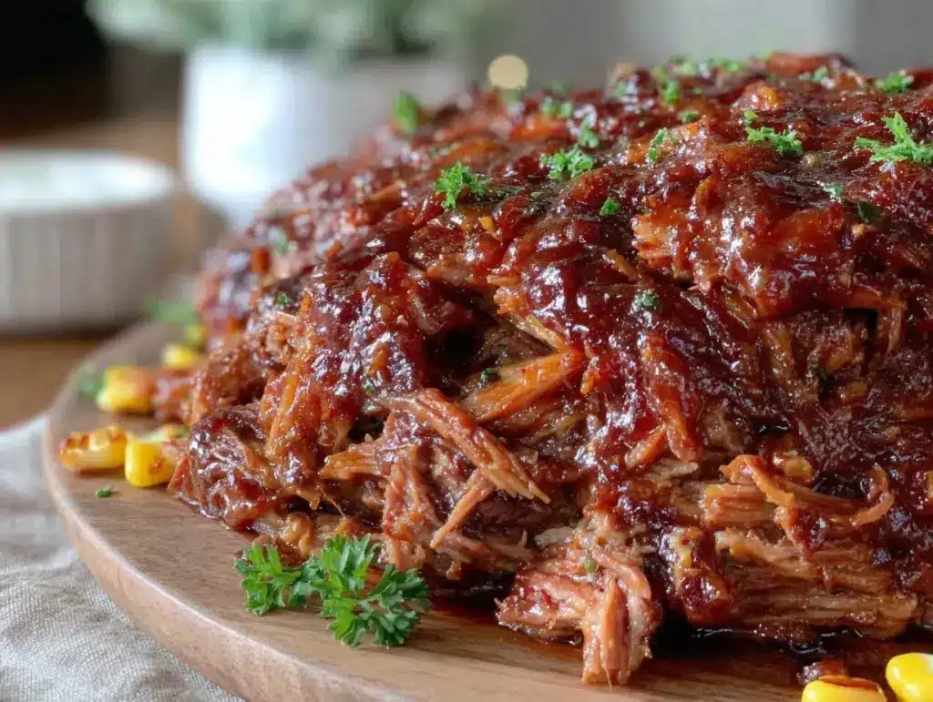 slow cooker BBQ pulled pork - featured image
