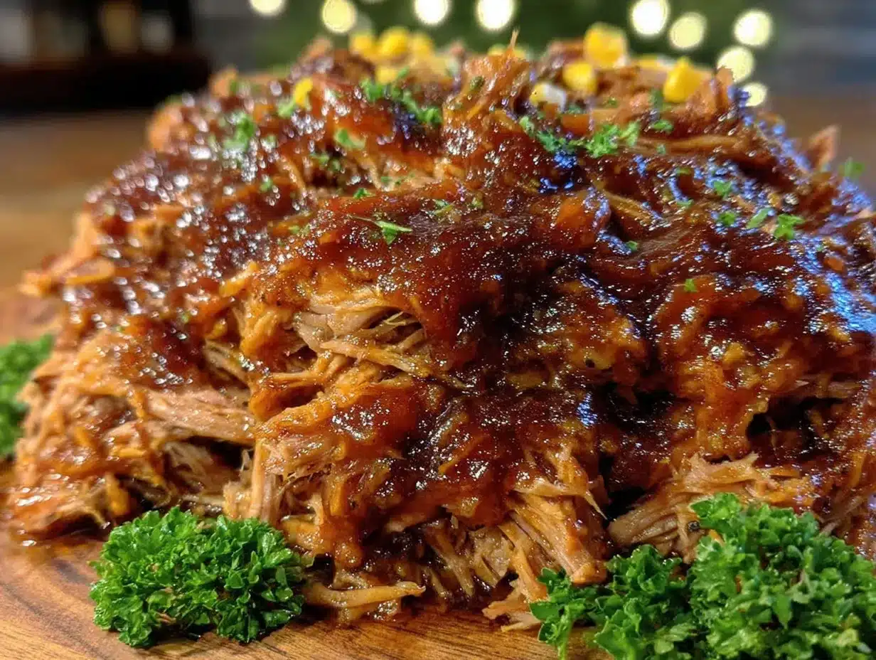 slow cooker BBQ pulled pork preparation steps
