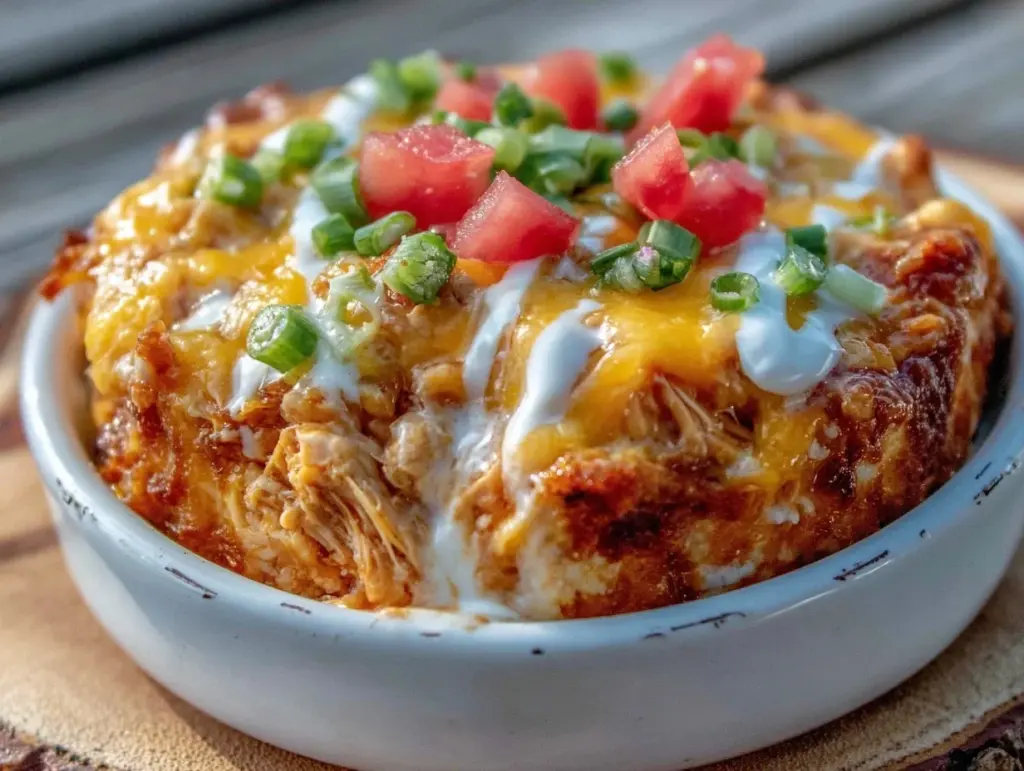 slow cooker buffalo chicken dip - featured image