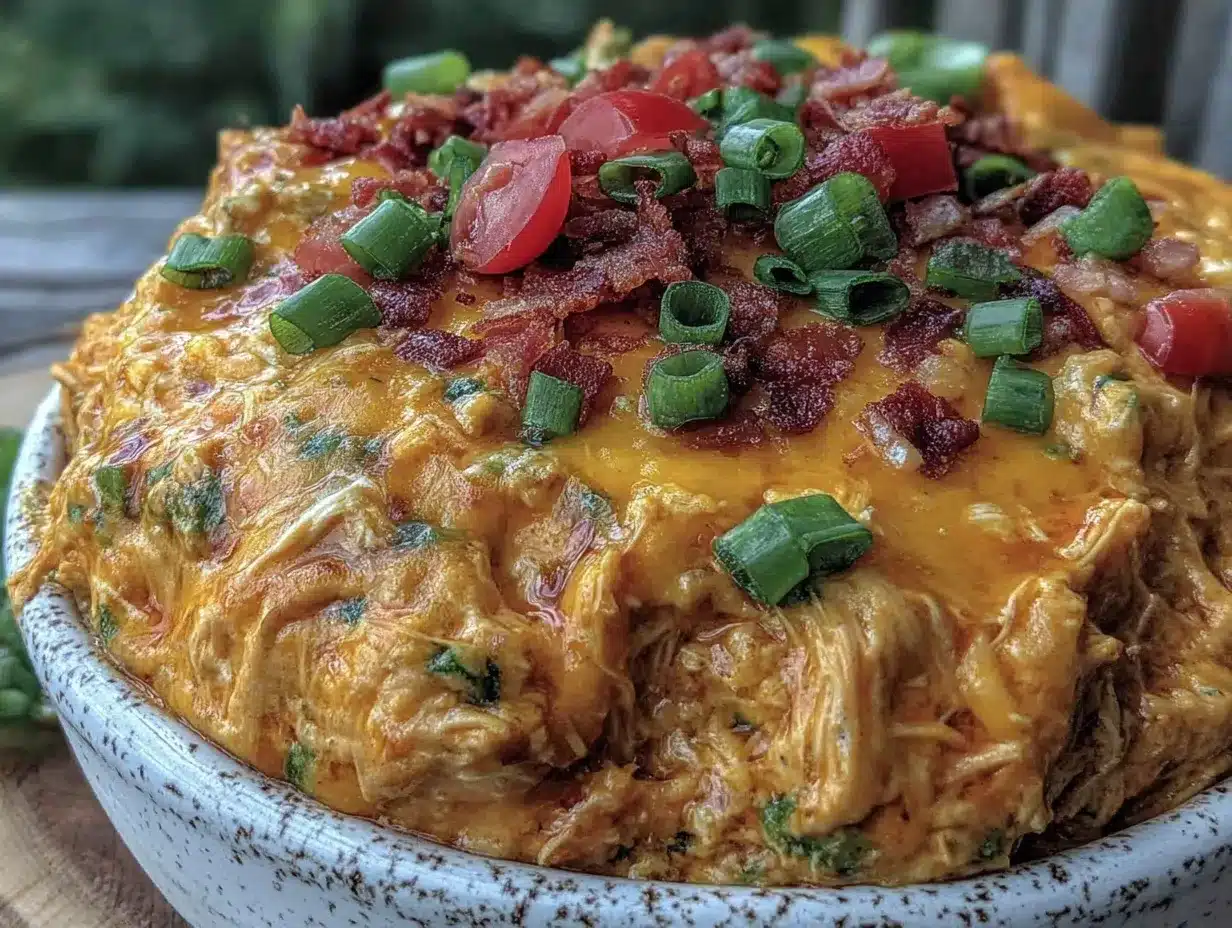 slow cooker buffalo chicken dip preparation steps