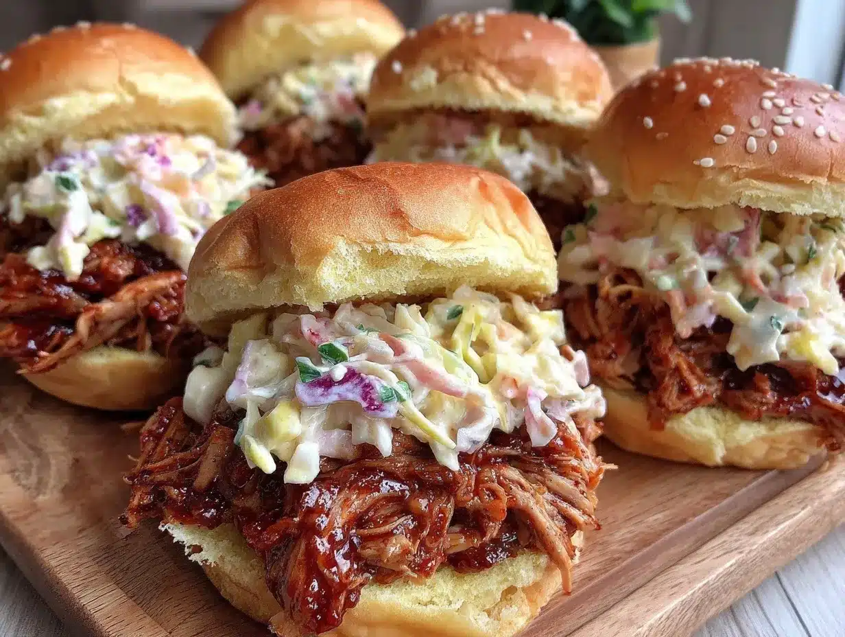 smoked pulled chicken sliders preparation steps