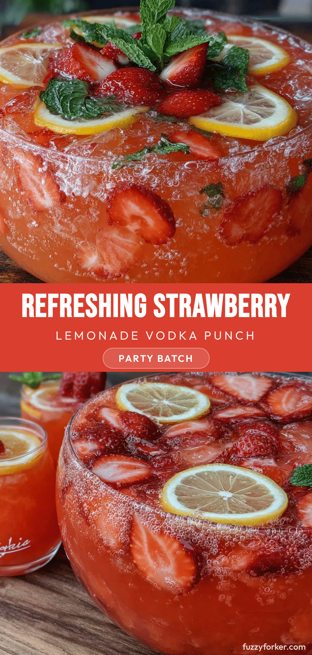 strawberry lemonade vodka punch recipe
