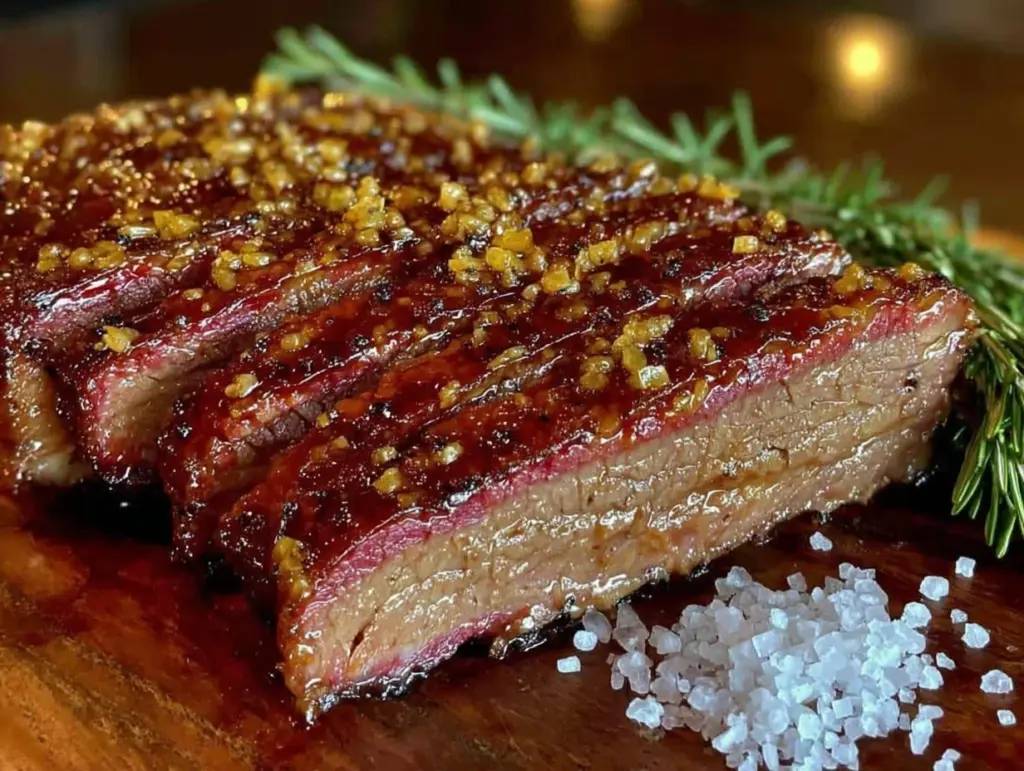 tender smoked brisket flat texas style - featured image