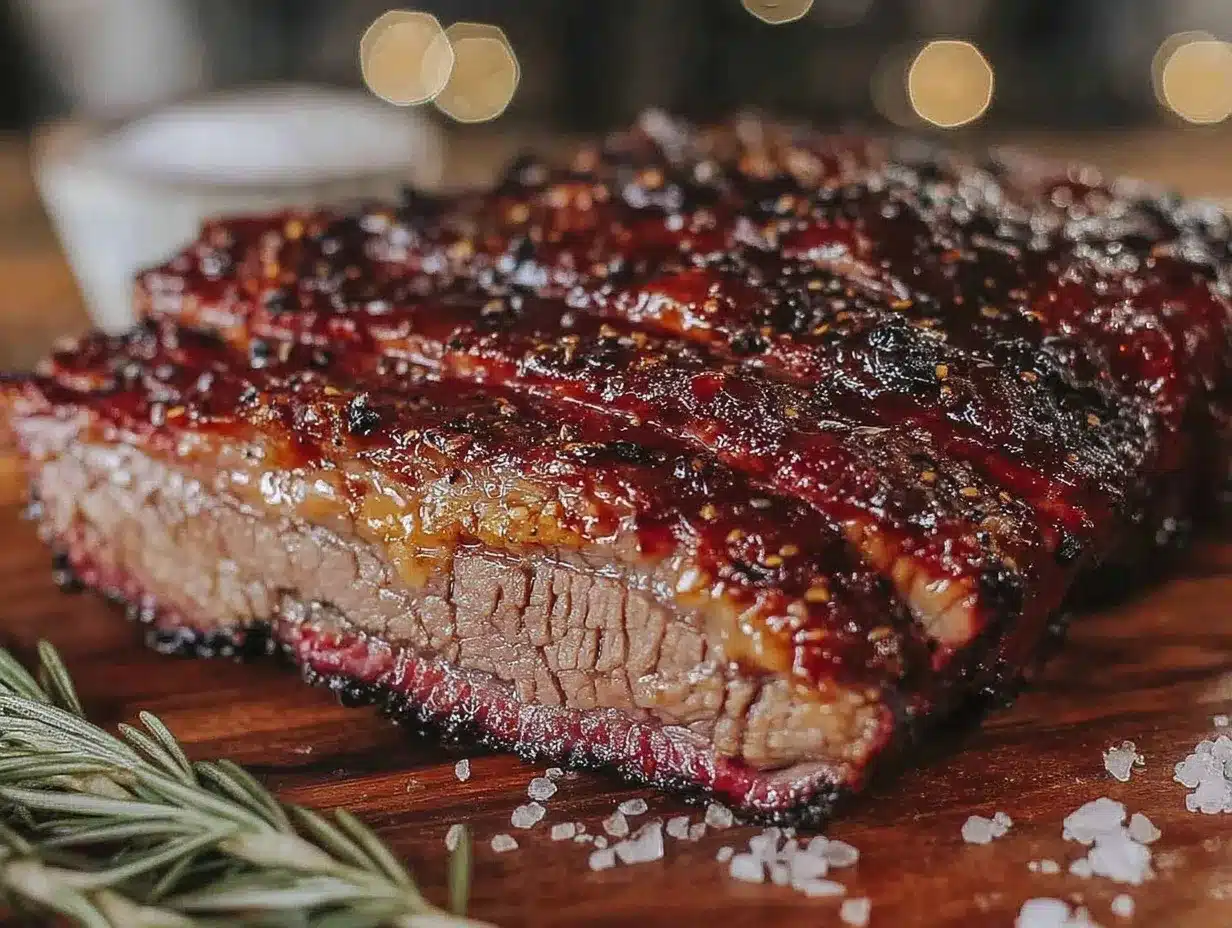 tender smoked brisket flat texas style preparation steps