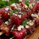 watermelon feta skewers - featured image