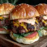 all-american cheeseburger sliders - featured image