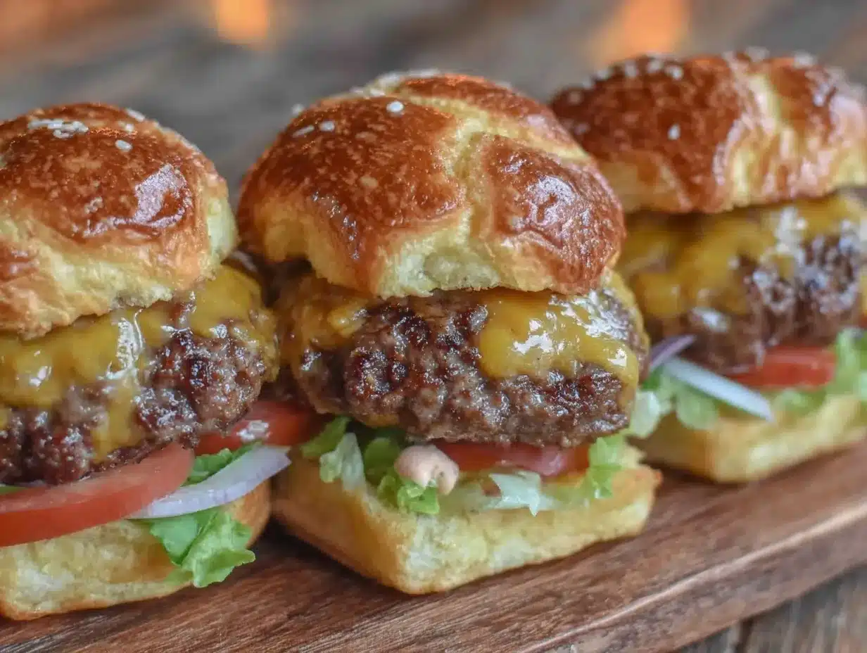 all-american cheeseburger sliders preparation steps