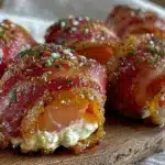 bacon-wrapped smoked salmon bites - featured image