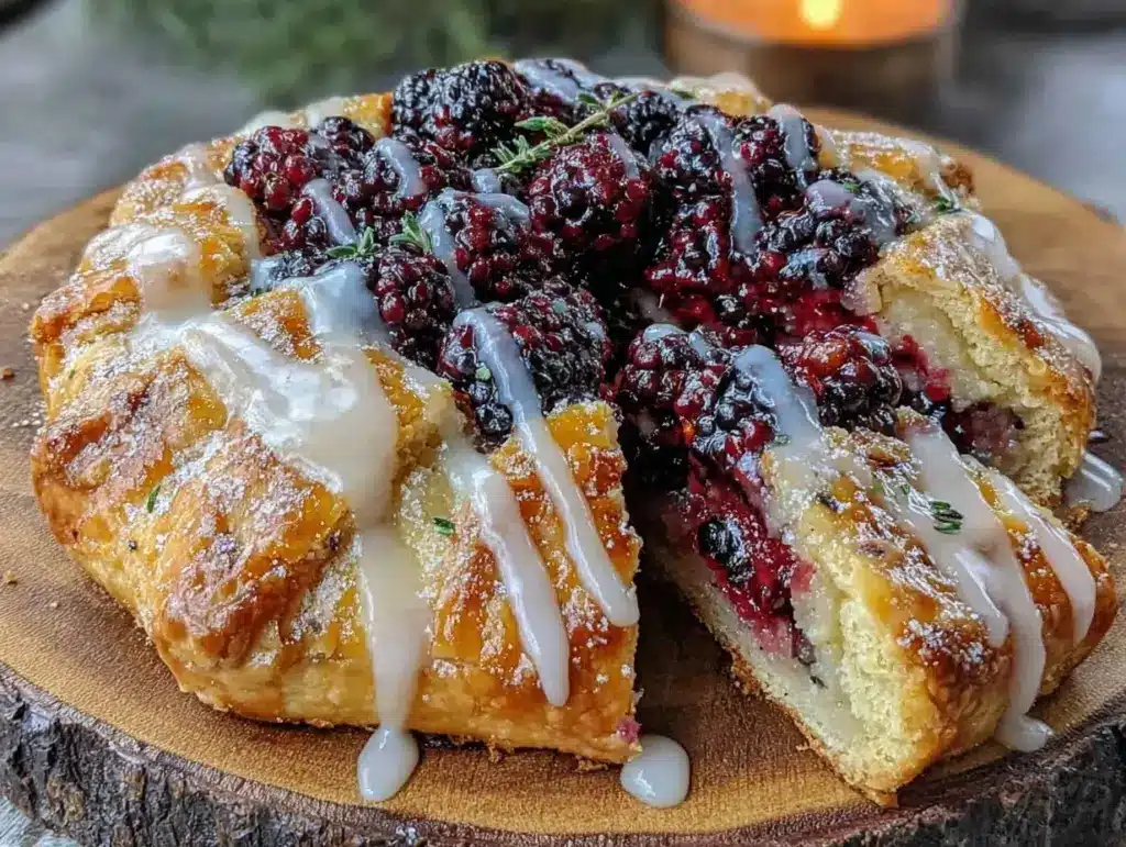 blackberry lavender galette - featured image