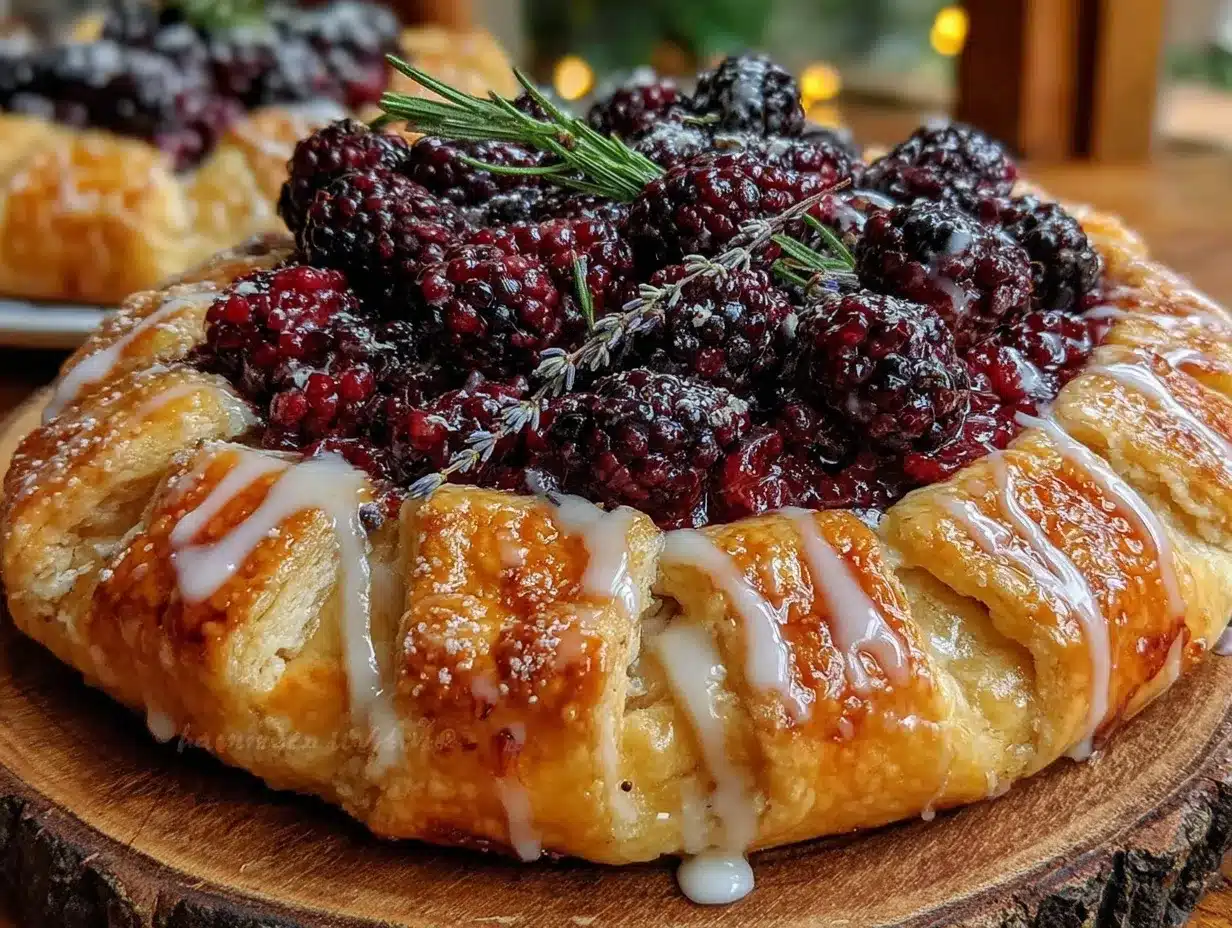 blackberry lavender galette preparation steps