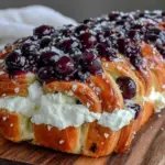blueberry cream cheese danish braid - featured image