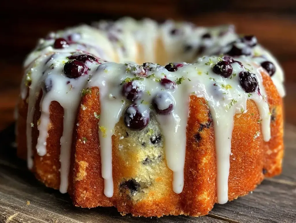 blueberry lemon bundt cake - featured image