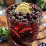 blueberry lemonade moscato punch - featured image