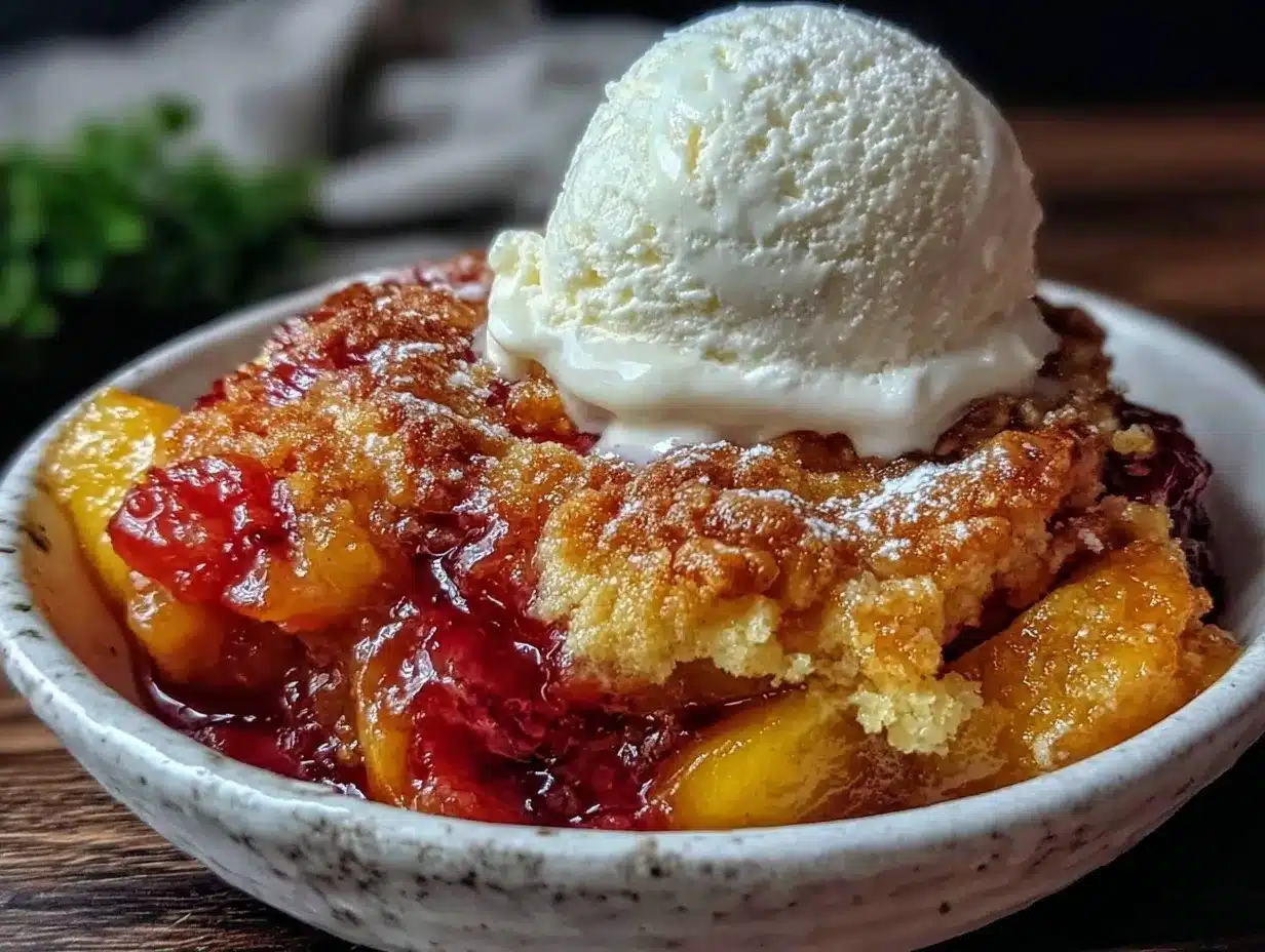 bourbon peach cobbler preparation steps