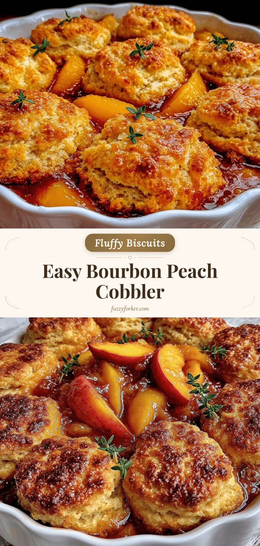 bourbon peach cobbler recipe