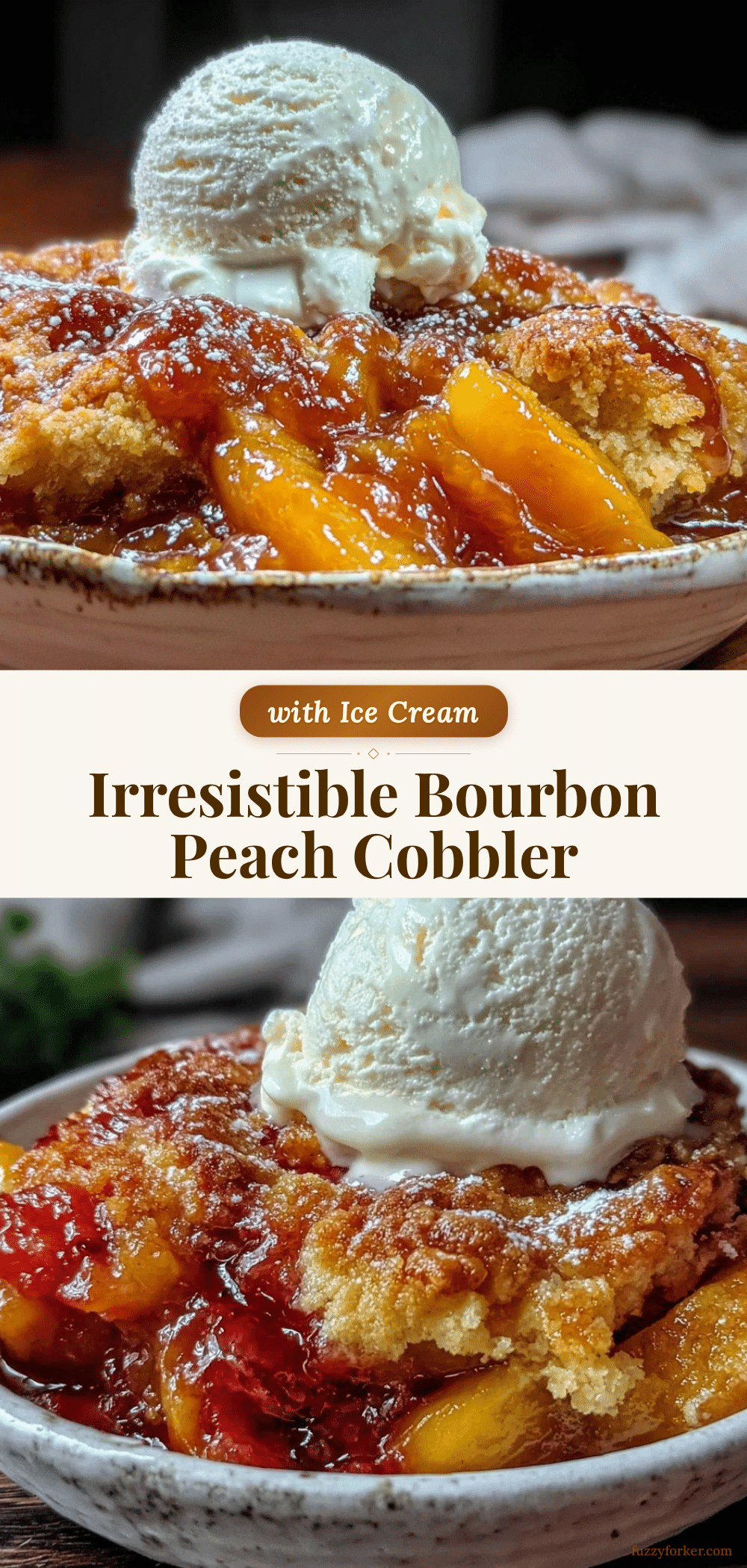 bourbon peach cobbler recipe