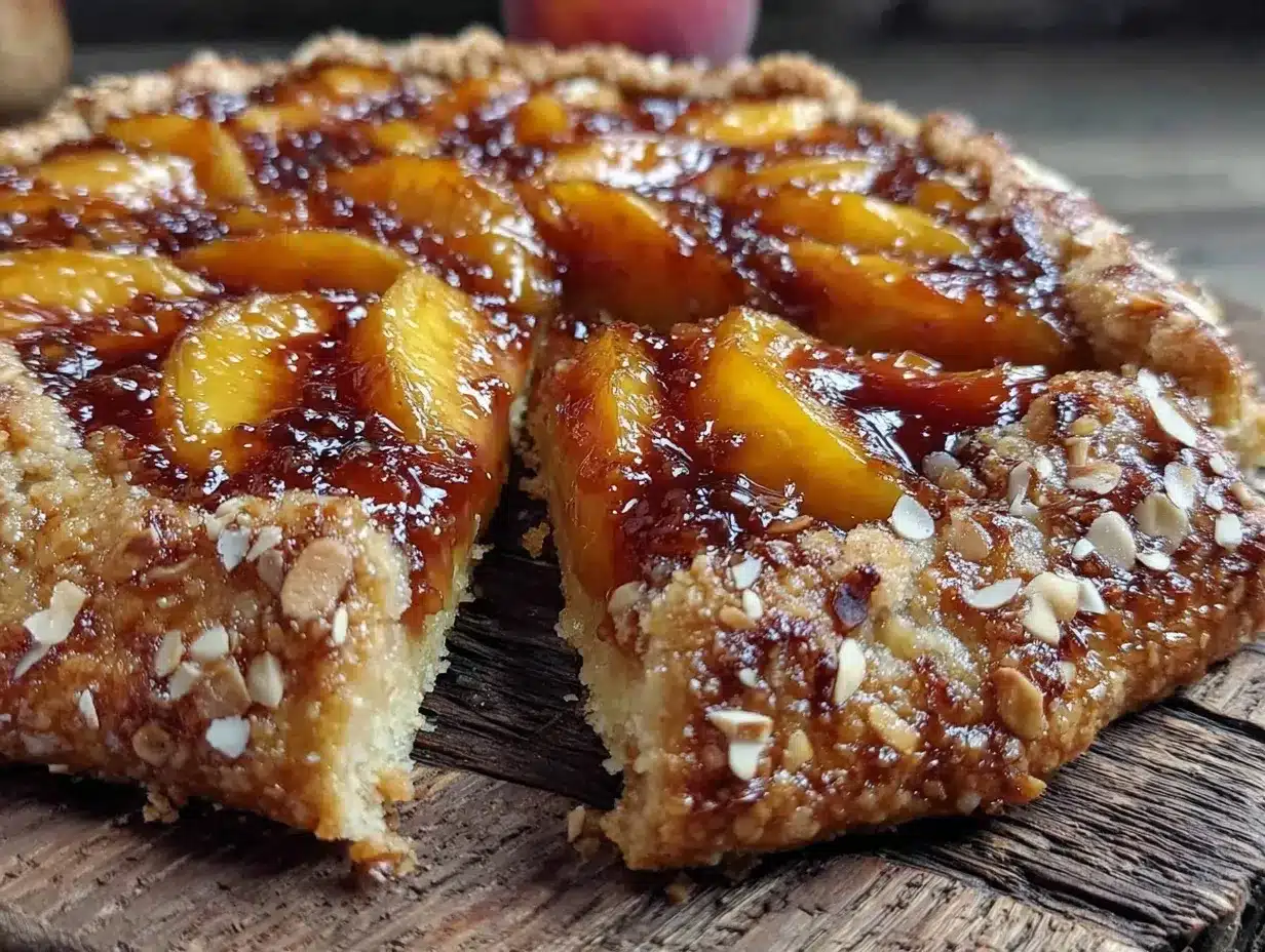 brown butter peach galette preparation steps