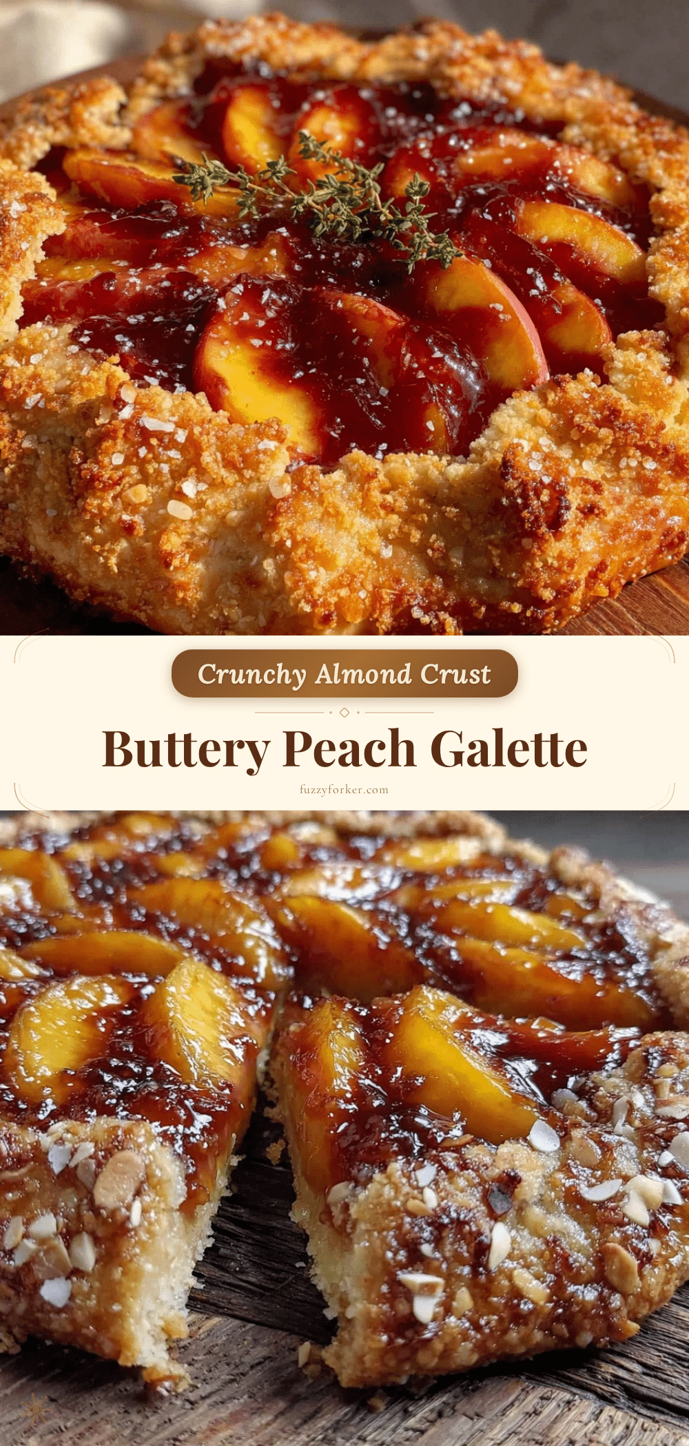 brown butter peach galette recipe
