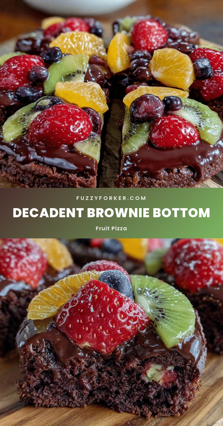 brownie bottom fruit pizza recipe